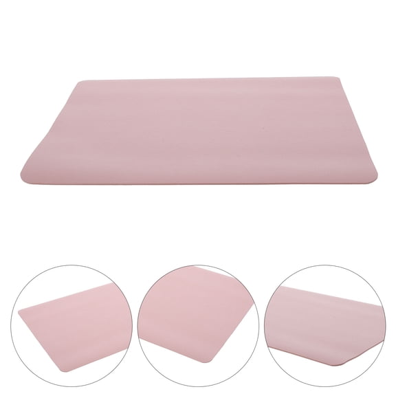 OUNONA PU Thick Cushion Mouse Pad with Anti Base 23x19cm 1 Piece