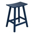 thumbnail image 2 of GARDEN 24" Inches Adirondack Plastic Outdoor Bar Stools for Patio, Navy Blue, 2 of 6