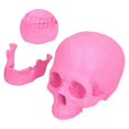 thumbnail image 5 of Resin Halloween Skull Decor Festival Home Props Fake Whole Person Skull Ornaments Pink NO.8913, 5 of 5