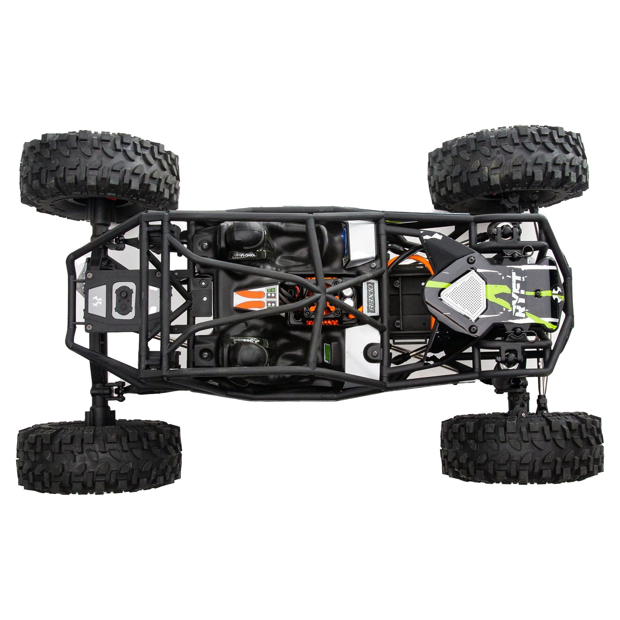 Axial RC Truck 1/10 RBX10 Ryft 4 Wheel Drive Brushless Rock Bouncer RTR Battery and Charger Not Included Black AXI03005T2 Trucks Electric RTR 1/10 Off-Road