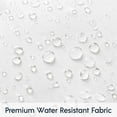 thumbnail image 5 of ACCENTHOME Outdoor Pillow Insert , Waterproof Hypoallergenic Square Decorative Throw Pillow , Couch Sham Cushion Stuffer 24 x 24 Inches set of 2, 5 of 5