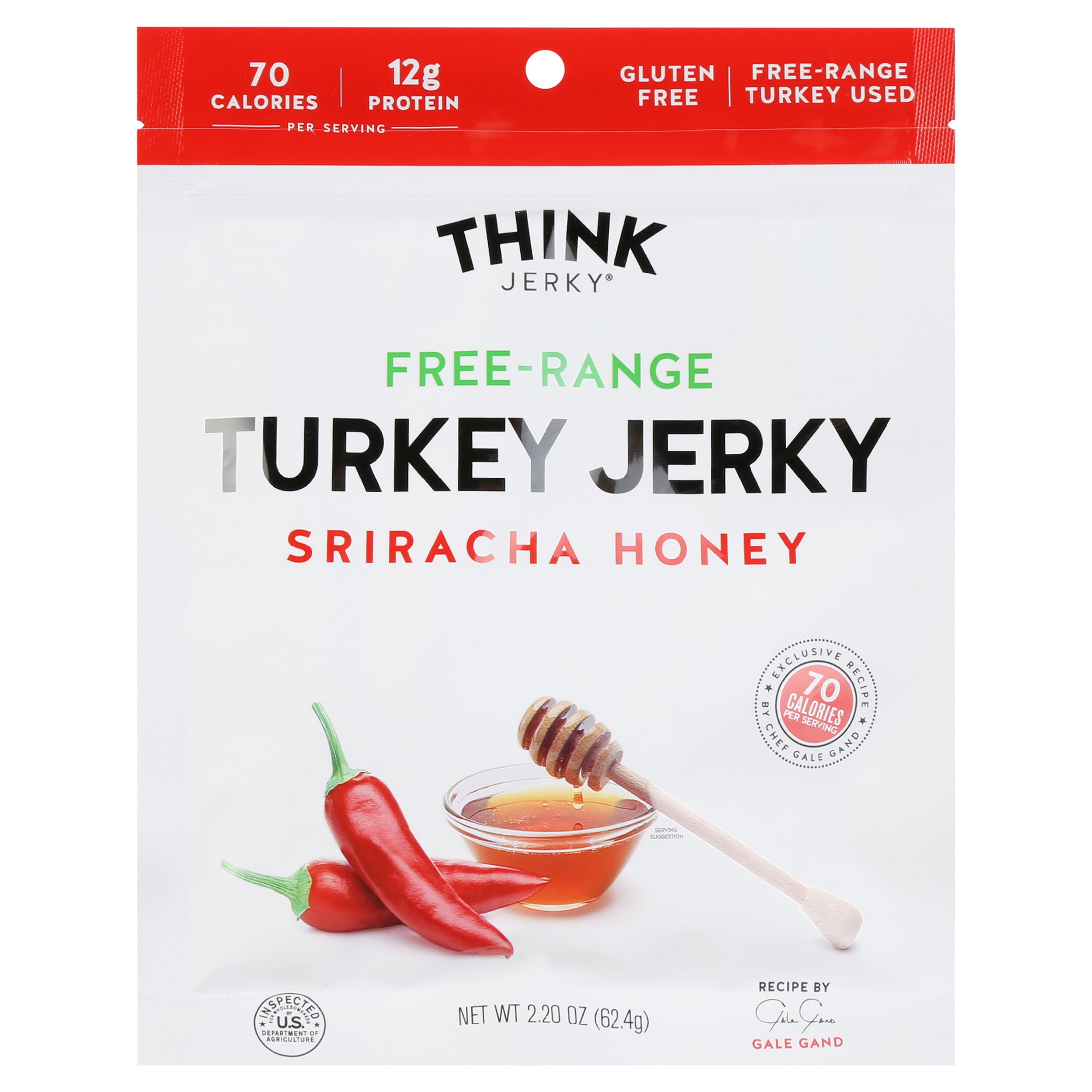Think Jerky Sriracha Honey 2.2oz