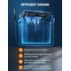 thumbnail image 5 of Astroai Enfriador Eléctrico De 24 Litros 12v Cc Eléctrico Cooler Portátil Eléctrico Hielera Camping Hielera Portátil Neveras Portátiles Mini Refrigerador Freezer Gris Para Autos Enchufe Dc, 5 of 6