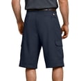 thumbnail image 2 of Dickies Mens 13 Loose Fit Cargo Shorts, 32, Rinsed Dark Navy, 2 of 2