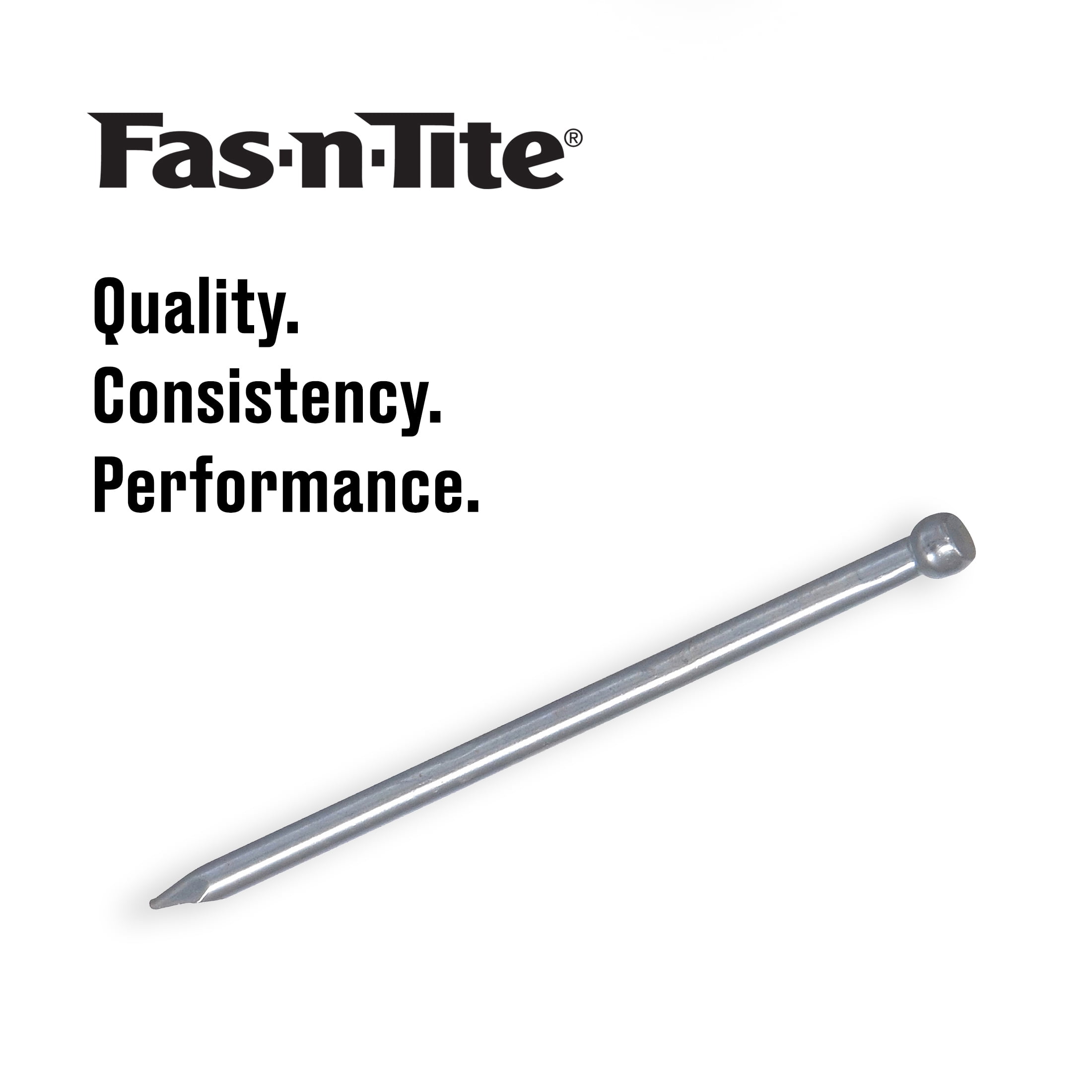 Fas-n-tite Bright Wire Finishing Nails, 3/4 x 18, Steel, Silver, Interior Nails