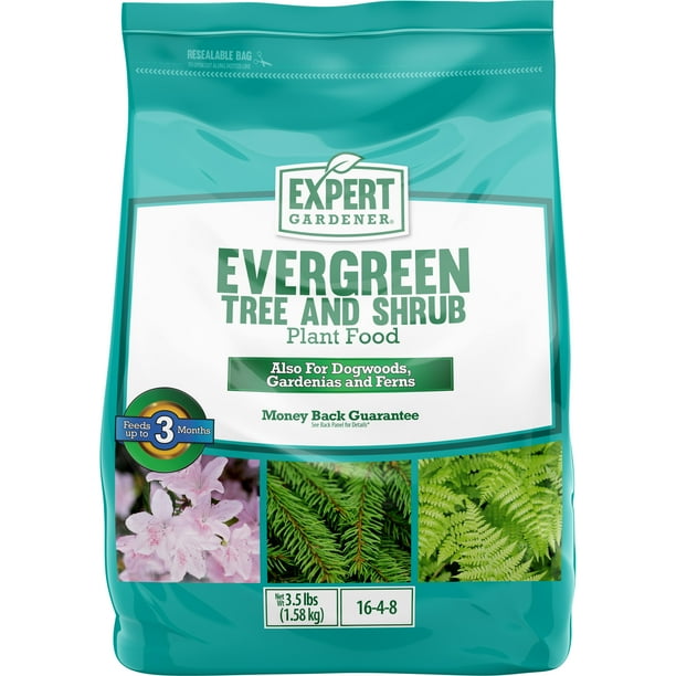 Expert Gardener Evergreen, Tree & Shrub Plant Food Fertilizer 1648; 3.5 lbs.