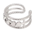 thumbnail image 1 of Joyería de anillo abierto Spinner de cuentas apilable ligero anillos antiestrés para aliviar el estrés para fiesta para hombre, 1 of 8