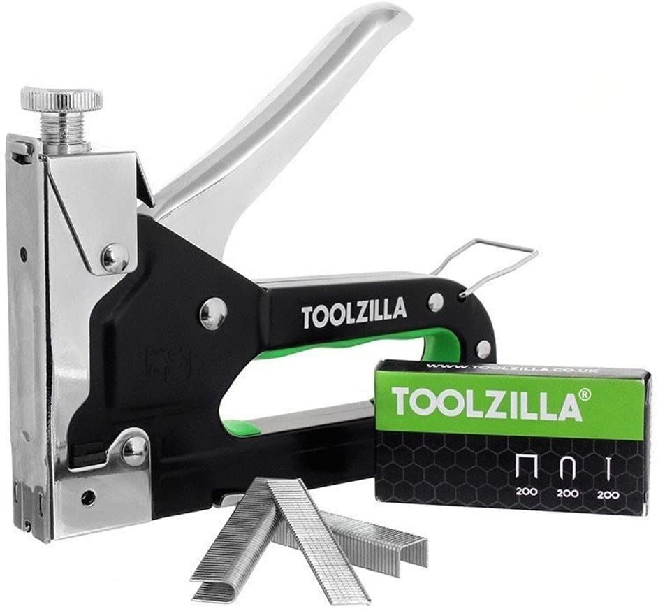 TOOLZILLA Heavy Duty Staples for Staple Gun Pack of 5,000 Toolzilla Galvanized 