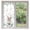 White, variant on Easter Bunny Window Privacy Film, Eucalyptus Leaves Cute Rabbit White Flowers Static Cling UV Sun Blocking Heat Control Window Tint Day and Night, Non-Adhesive One Way Privacy Cover 35.4''x78.7''