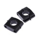 thumbnail image 1 of Black Handle Bar Mount Clamps Riser Adapter For 7/8 Inch 22mm Dirt Bikes Atv Banmo, 1 of 4