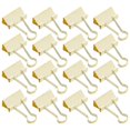 thumbnail image 4 of Binder Clips Metal Paper Clips For Office Multi-Purpose Document Fixing Cute Office Supplies Golden 3.00X2.70X2.50CM Construction 48Pcs, 4 of 5