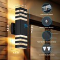thumbnail image 4 of Lámparas de pared para exteriores DASTOR DASTOR Dusk to Dawn, 110 V, IP65, paquete de 2, 4 of 7