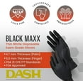 thumbnail image 2 of DASH Black Maxx Nitrile Exam Gloves Disposable | Advanced Nitrile Formulation, Medical Grade, 2 of 6