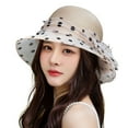 thumbnail image 2 of Women Fascinator Lady Cocktail Tea Party Church Wedding Bridal Flower Hat, 2 of 7