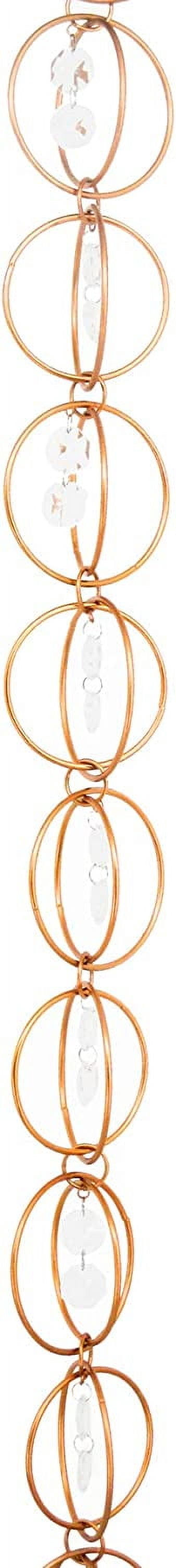 Lilac Lane and Home 8.5 in Copper Colored Rain Chain