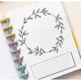 thumbnail image 2 of Undated Monthly Calendar Refills for 7 Disc Planners (Flora), 2 of 7