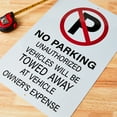 thumbnail image 2 of Pen+Gear No Parking Sign, 12x18 inches- Vibrant White/Red, Steel, Versatile Installation for Indoor/Outdoor, 2 of 7