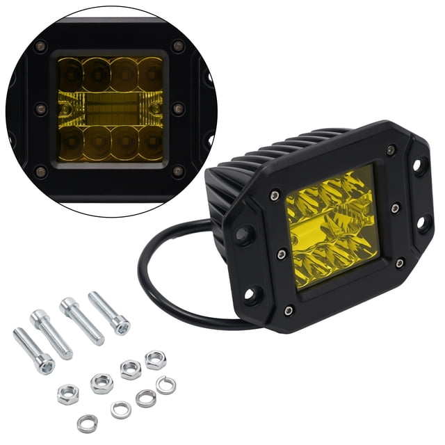 Lámpara de trabajo integrada para barra antivuelco de parachoques todoterreno DC9-30V 48W
