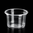 thumbnail image 2 of 100PCS 2oz Disposable Plastic Portion Cups Clear Portion Container with Lids for Jelly Yogurt Mousses Sauce, 2 of 7