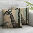 thumbnail image 3 of Throw Pillow Covers Inch Set of Elephant Horse Decorative Pillows Case Polyester Linen Outdoor Cushion Covers for Couch Sofa Bed Home Decor, 3 of 5