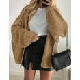 thumbnail image 2 of Cogild Women Oversized Open Front Knit Cardigans for Womens with Puff Sleeves for Comfortable Casual Wear Warmth Fall Winter Sweaters for Womens, 2 of 4