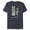 Navy Heather, variant on Star Wars Boba Fett Han Solo in Carbonite “Say Freeze” Funny - Short Sleeve Blended T-Shirt for Adults - Customized-Dark Heather