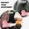 thumbnail image 3 of Goofa Cool Flamingo Pattern Car Back Seat Protector for Kids (2 Pack) ,Anti-kick Storage Mat for Car Seats,Shields from Footprints, 3 of 6