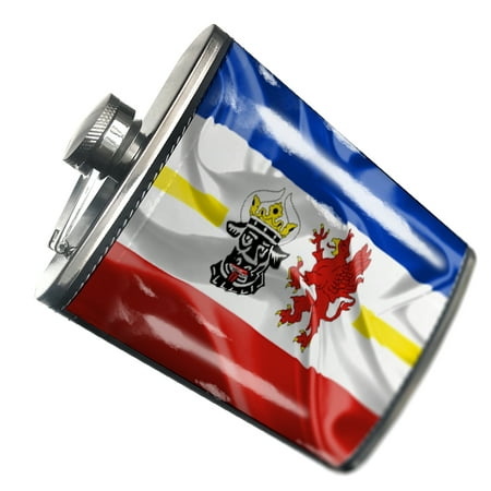 

NEONBLOND Flask Mecklenburg-Vorpommern 3D Flag region: Germany
