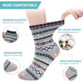 thumbnail image 2 of 5 Pairs Assorted Designs by Women Winter Girth SOFT COTTON SOCKS THERMAL SOCKS, 2 of 5