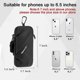 thumbnail image 4 of Phone Holder, Small Crossbody Shoulder Holsters Bag With Arm Band Fit All Phone For Running Walking Hiking Biking, 4 of 5