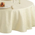 thumbnail image 2 of Lenox Opal Innocence Round Tablecloth, Ivory, 90", 2 of 3