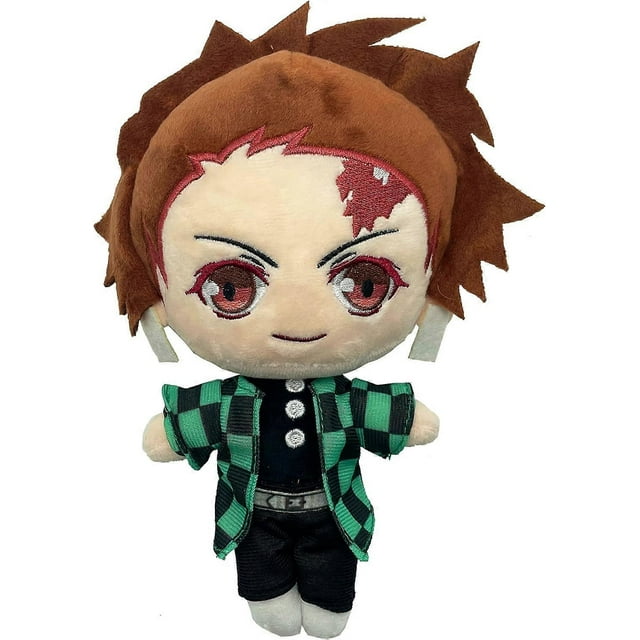 Tanjiro Kyojuro Inosuke Hashibira Giyu Plush Toy Cartoon Soft Stuffed Plush Home Decor