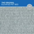 thumbnail image 7 of The Original Coolaroo Elevated Pet Dog Bed Replacement Cover, Small, Gray, 7 of 7