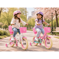 thumbnail image 3 of XJD 12 inch Toddler Girls Bike for age 2-5 Years Child Bike With Training Wheel 12 14 16 inch Girl Bicycle With Handbrake Basket Toddler Cycle Bikes Pink, 3 of 16
