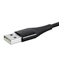 thumbnail image 4 of Monoprice USB 2.0 Micro B to Type A Charge & Sync Cable - 6 Feet - Black | Nylon-Braid, Durable, - AtlasFlex Series, 4 of 6