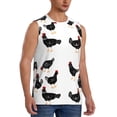 thumbnail image 2 of Daiia Funny Chicken Printed Men's Tank Tops,Casual Soft Sleeveless Gym Muscle Shirts Bodybuilding Tee-Medium, 2 of 8