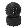 thumbnail image 1 of 1/16 Scale RC Car Tires, Replacement 1/16 RC Car Wheels Good Grip  For Rough Roads, 1 of 8