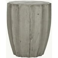 thumbnail image 4 of SAFAVIEH Outdoor Collection Jaslyn Concrete Accent Stool Dark Grey, 4 of 8