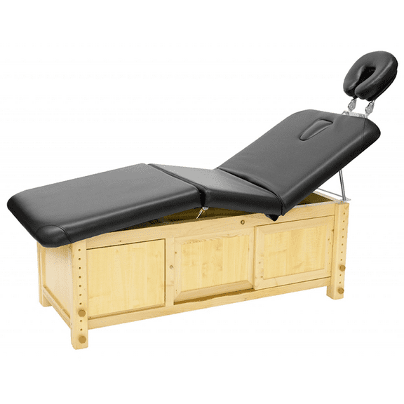SKINACT Lux Spa Treatment Bed Facial, Massage Table (Black)