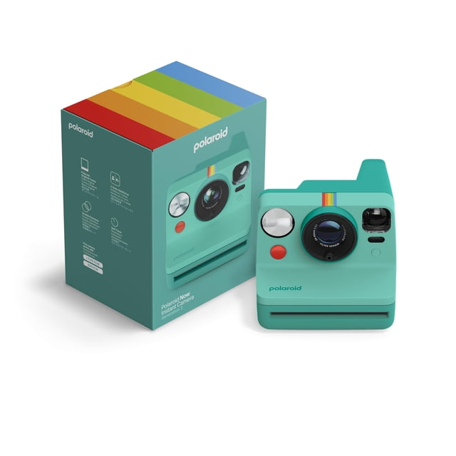 Cámara Instantánea Polaroid Now 3ª Generación Verde Azulado USB-C
