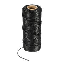 Uxcell 110Yard/328Feet 1.5mm Black Twine String, Glitter Ropes Gift Wrapping Cord