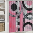 thumbnail image 6 of Wuche Beautiful and durable shower curtains with personalized shower curtains for women and children's rooms. Shower curtains cover multiple sizes and come with complimentary hooks White, 6 of 7