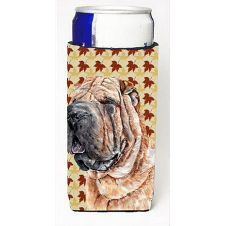 

Shar Pei Fall Leaves Michelob Ultra bottle sleeves Slim Cans 12 Oz.