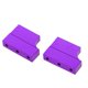 thumbnail image 1 of 2 placas de montaje de aluminio para motor, soportes para motor HSP 94122 y 94106 Púrpura, 1 of 7