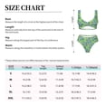 thumbnail image 4 of Kdxio Motorcycle Riding Dinosaur Print Women's 2 Piece High Waisted Wrap Spaghetti Strap Summer Swimsuit Bikini Set-Medium, 4 of 7