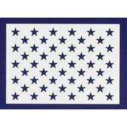 50 Star Field Stencil - US/American Flag - G-Spec - 7.08"H x 10"L