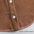 thumbnail image 6 of LoudSung Fake Collar Detachable Blouse False Collar Half Shirts Collar Brown Designed Top Elegant for Women Girls, 6 of 7