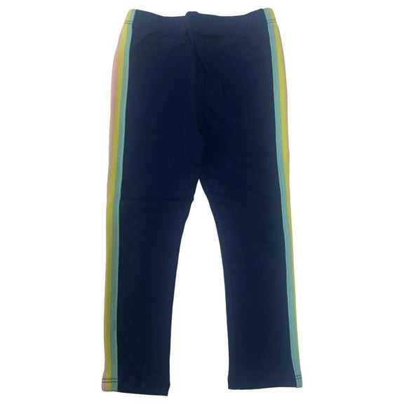 Infant Girls Colorful Blue Rainbow Stripe Leggings Stretch Pants 24m