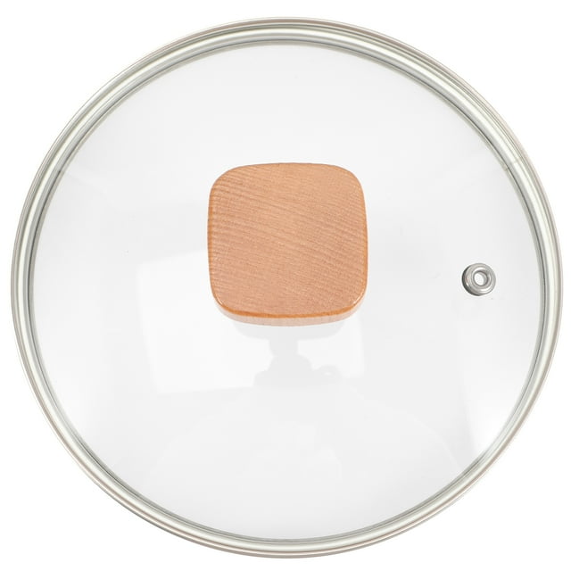 Kitchen Pot Lid Household Pot Lid Universal Cookware Glass Cover Visible Cooking Pot Lid