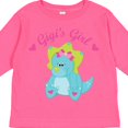 thumbnail image 4 of Inktastic Gigi's Girl Dinosaur Girls Long Sleeve Toddler T-Shirt, 4 of 5